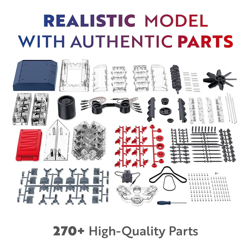 V8 Combustion Engine Model Kit That Runs - Build Your Own STEM Mini V8 Model ...