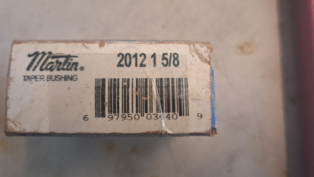 2012 1 5/8 taper lock bushing Martin