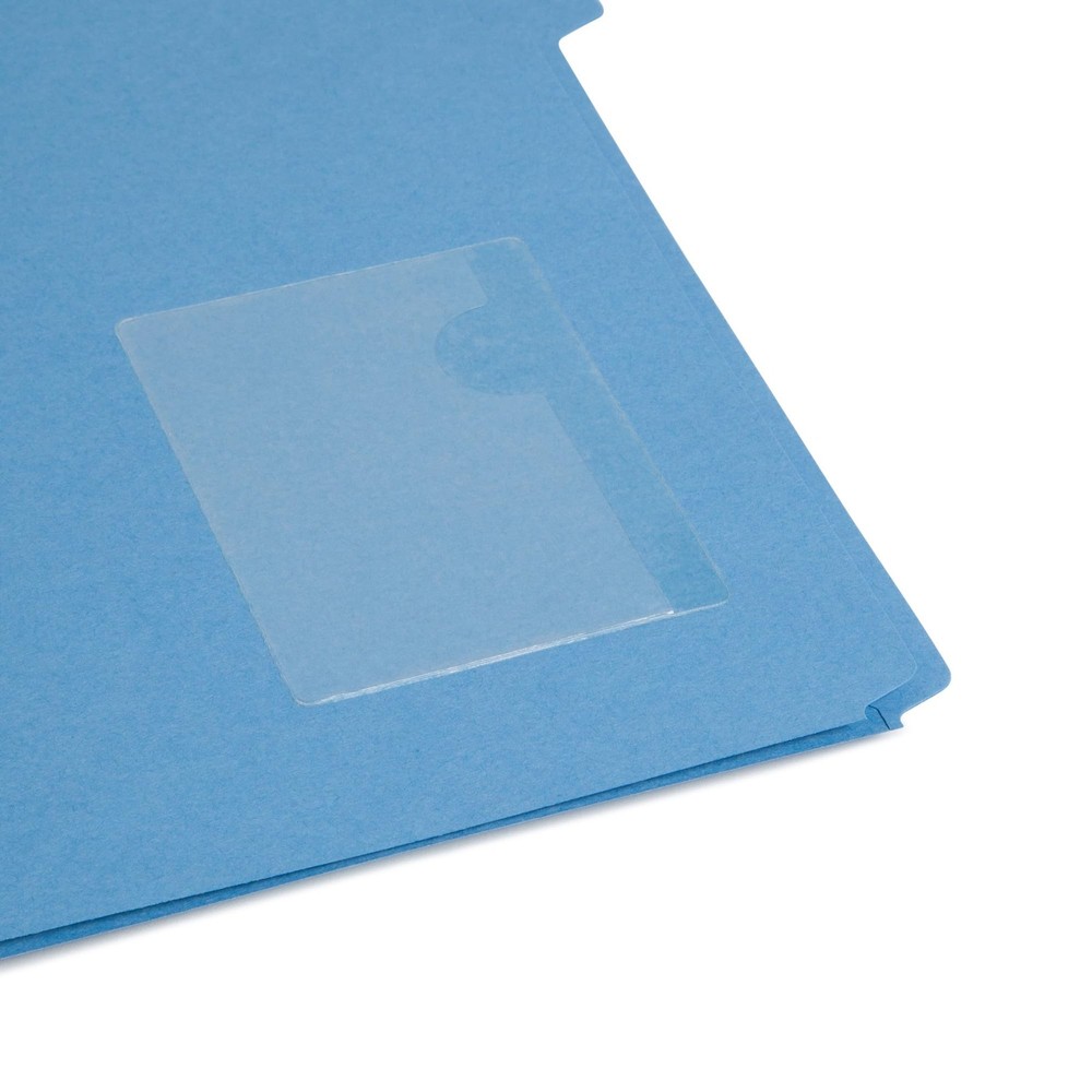 Self Adhesive Poly Pocket Document Size Clear Storage Labels 10 Pcs