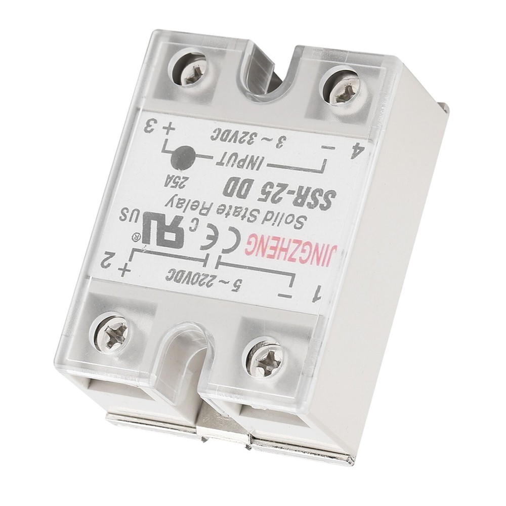 SSR-25 DD 25A 5-220VDC Solid State Relay For Industrial Automation Process