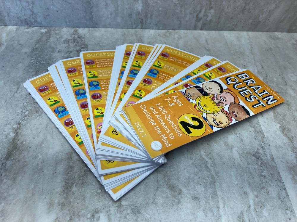 Brain Quest & Flash Cards for Young Students Ages 5 to 8. From 1998