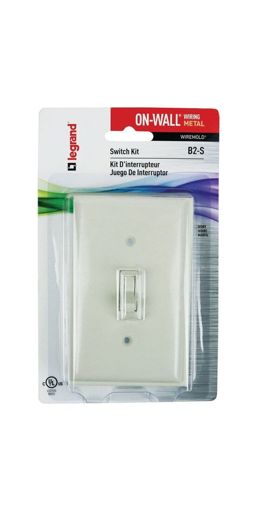 Wiremold B2S Switch Kit, Ivory