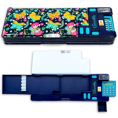 Pop Up Multifunctional Pencil Case Elementary School with Butterfly