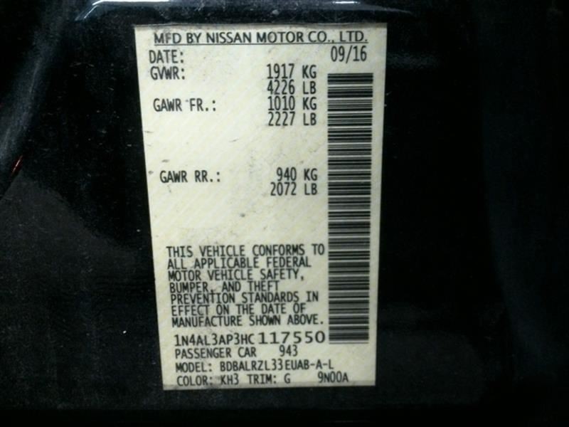 ALTIMA 2017 High Mounted Stop Light 104658355