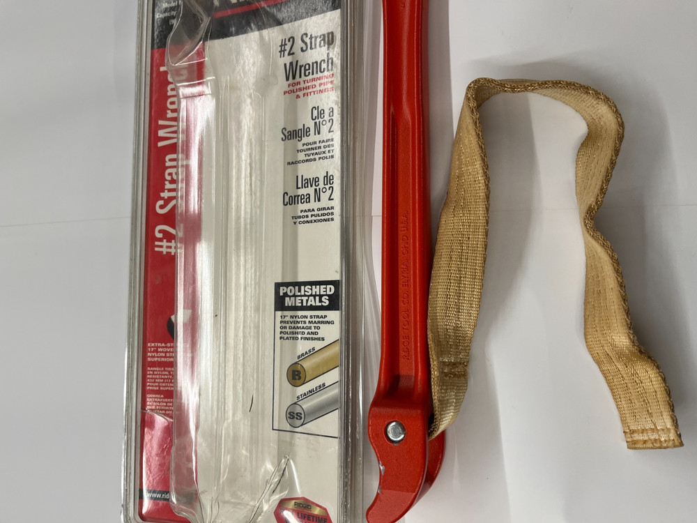 Rigid #2 Strap Wrench cat. #31340