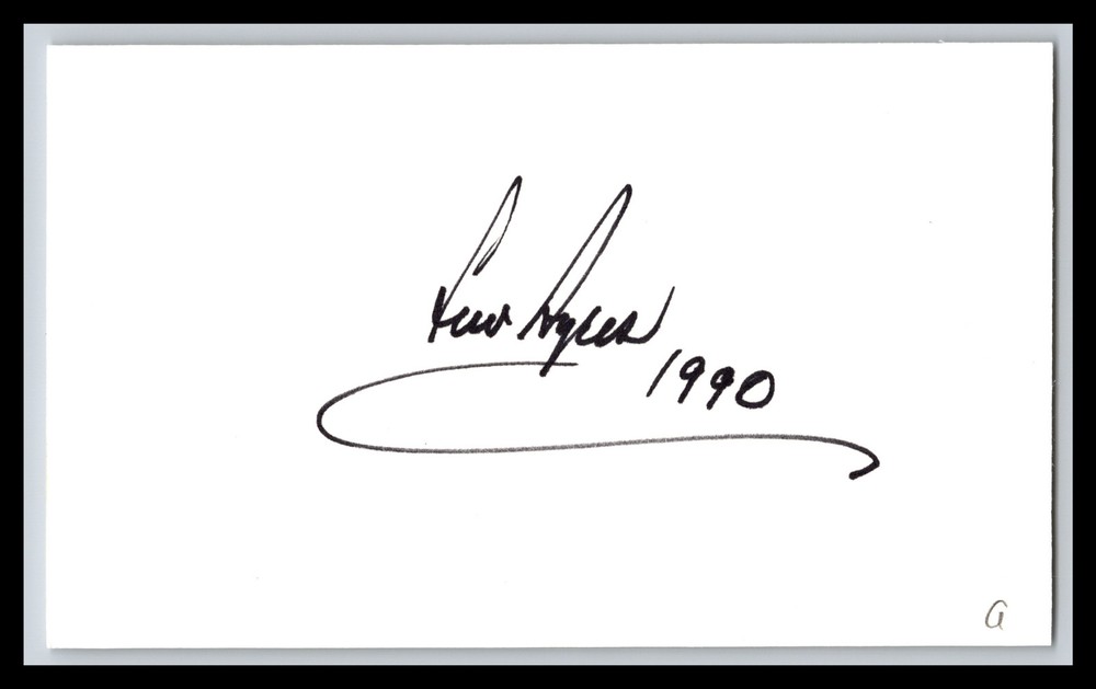 Lew  Ayers - Actor - 3x5 Card - Signed / Autograph (a)