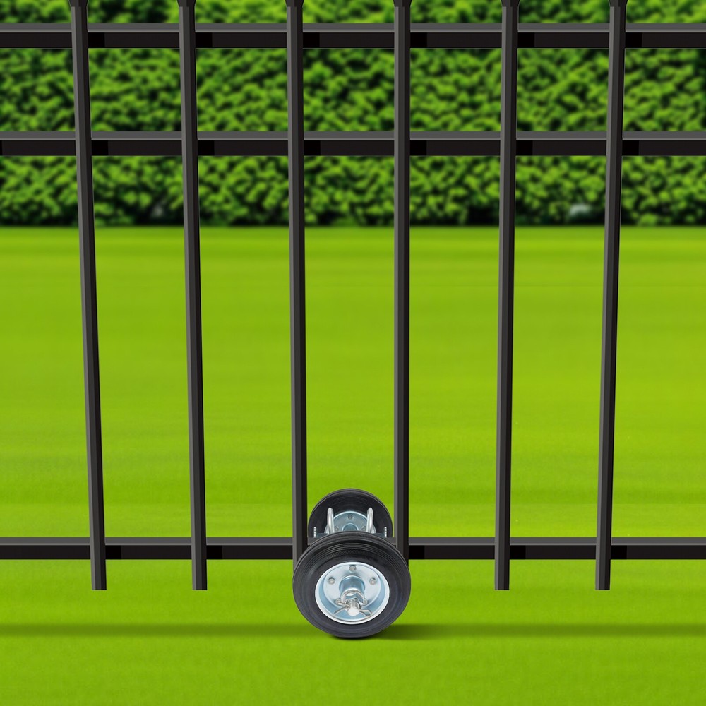 Heavy Duty Sliding Gate Hardware Kit with Rolling Wheels