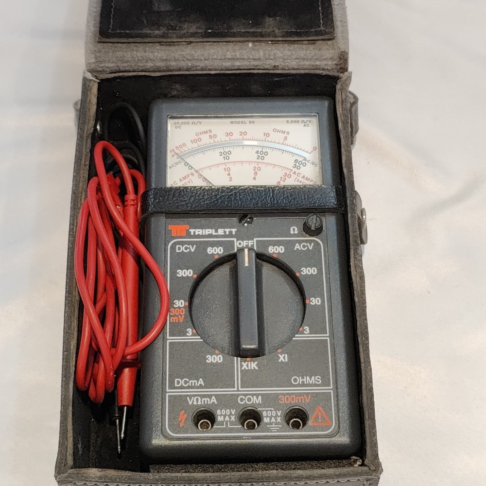 Triplett Model 50 Volt Ohm Milliammeter ***Not Working***