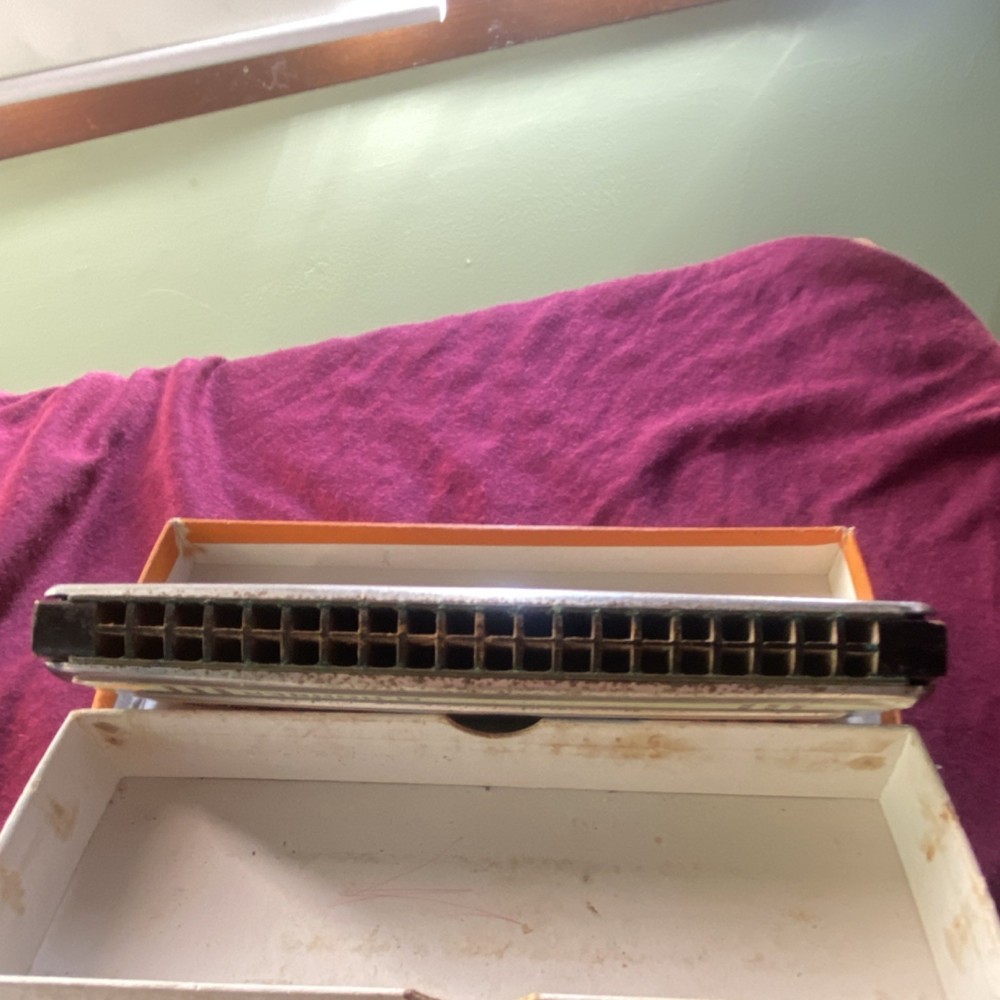 M. HOHNER ECHO-LUXE Tremolo Harmonica with Original Box