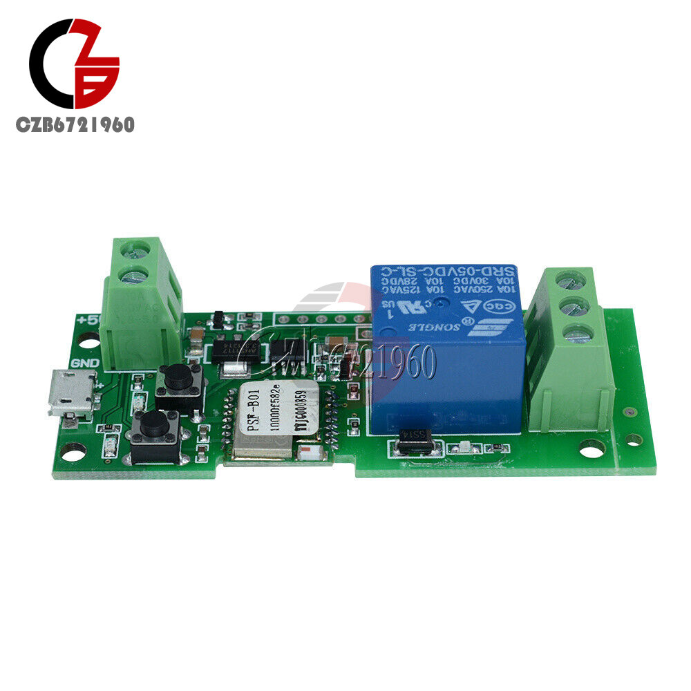 WiFi Wireless Smart Switch Relay Module 5V for Home Apple Android APP