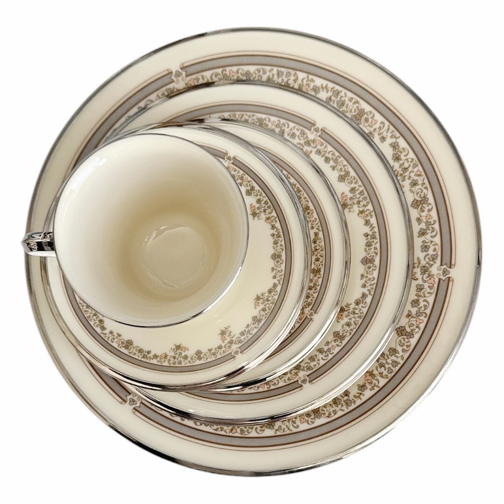 Vintage Lenox Lacepoint Porcelain Bone China Dinnerware