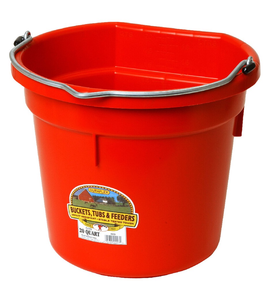 Little Giant 20 Quart Flat Back Bucket