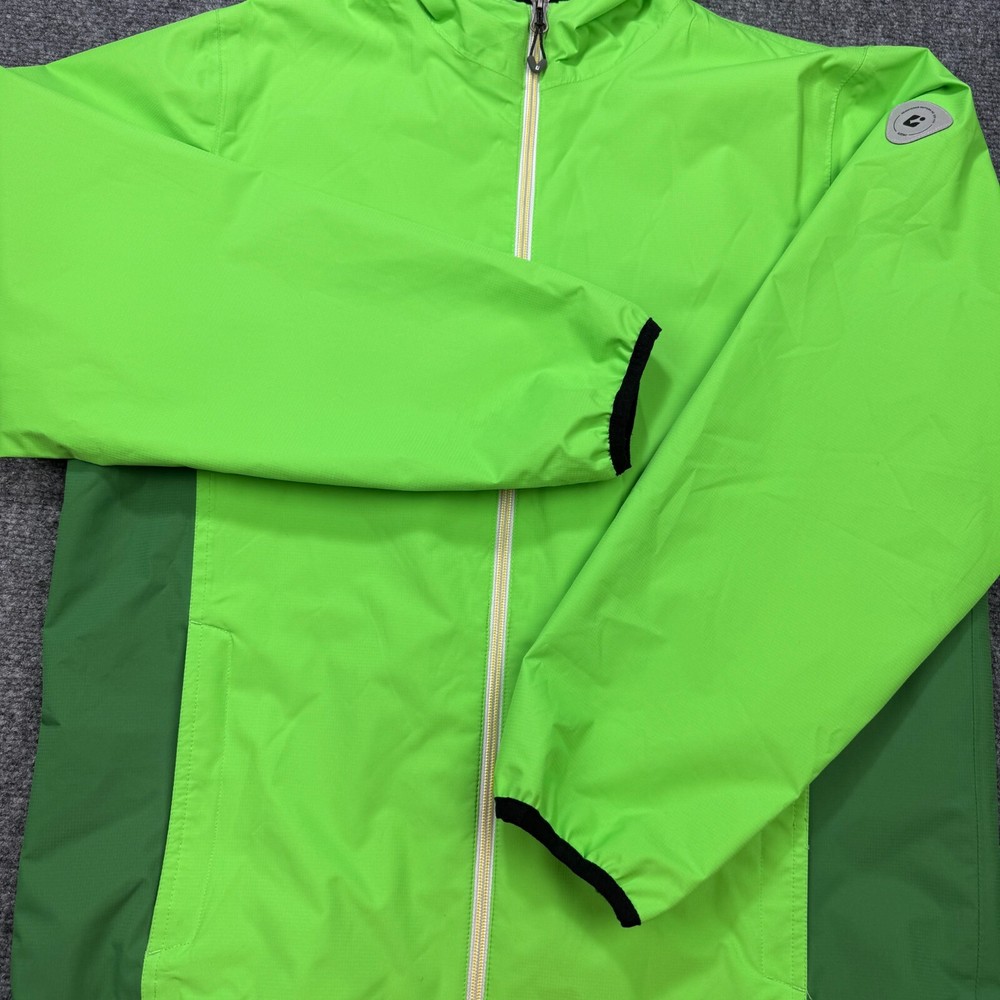 Killtec Parka Boys 14 Green Outer Shell Waterproof Windproof Full Zip Jacket