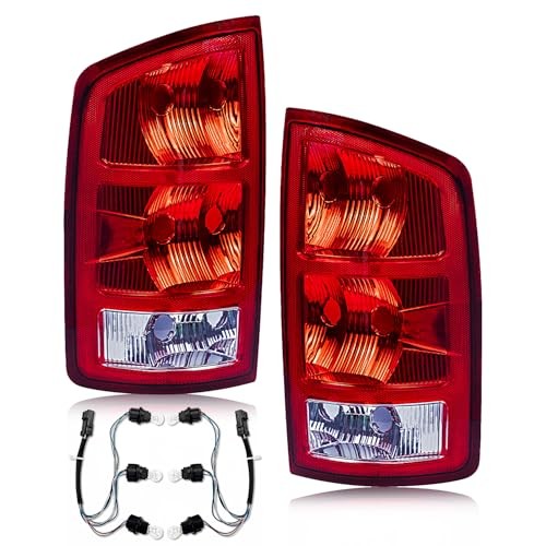 Tail Light Assembly Compatible with Dodge RAM 2002-2006 1500 | 2002-2006 RAM
