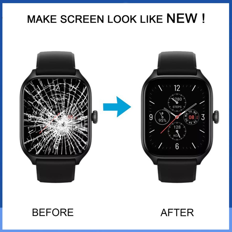 For Amazfit GTS 4 LCD Screen Digitizer Full Assembly Replacement