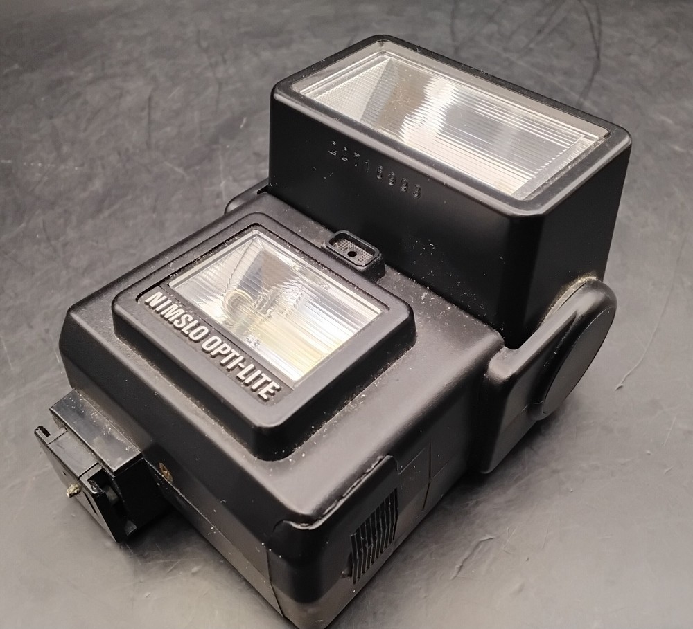 (BoxI) Nimslo 3D Camera Opti-Lite Flash with Manuals (Camera/Flash) UNTESTED