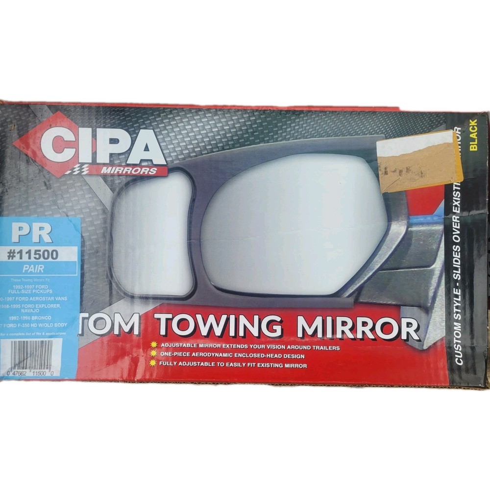 CIPA 11500 Custom Towing Mirror - Ford, Pair