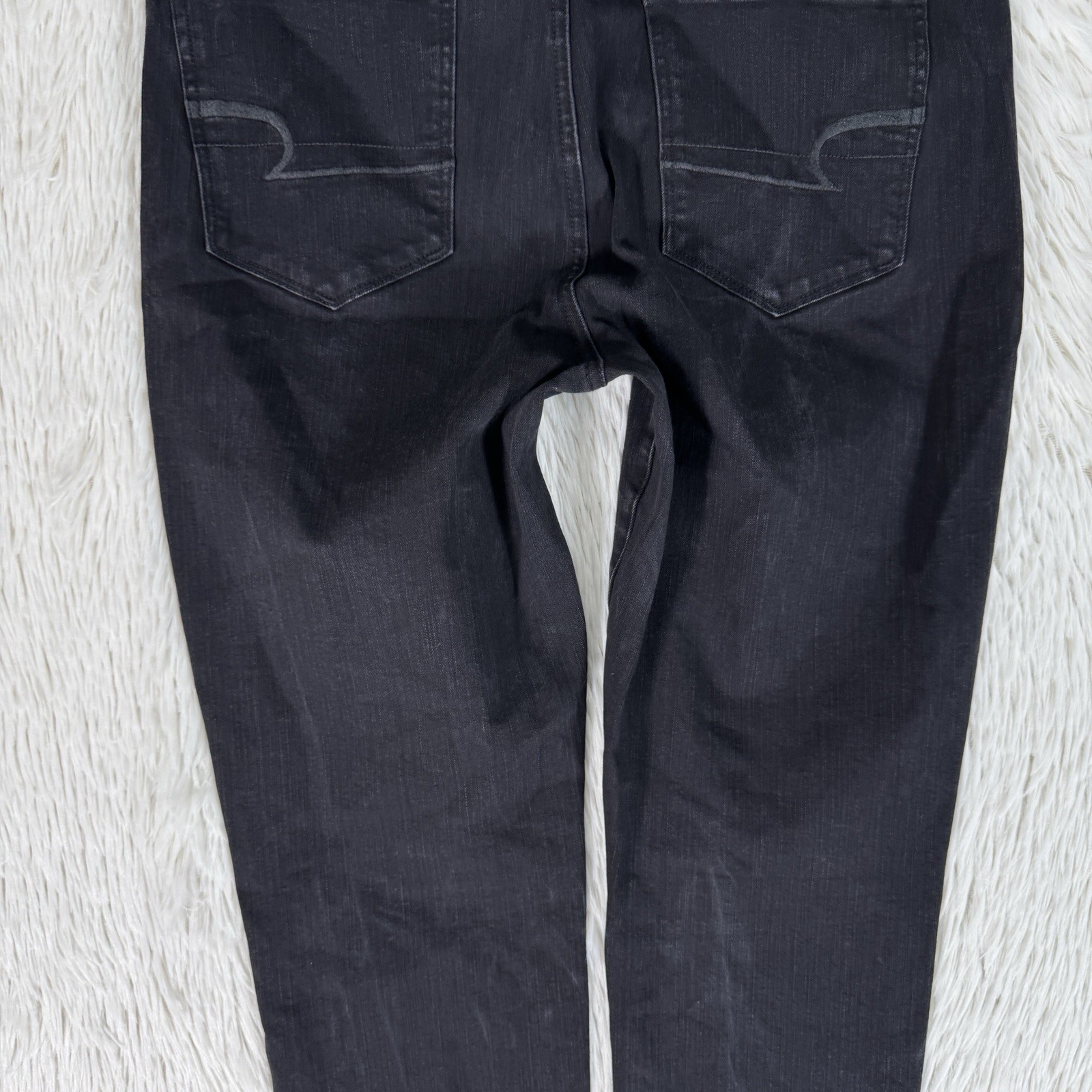 American Eagle Black Super High-Rise Jegging Denim Jeans Women's Size 14R