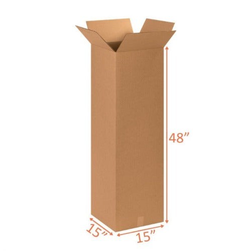 15x15x48 Shipping and Packing Box (2 Pack)