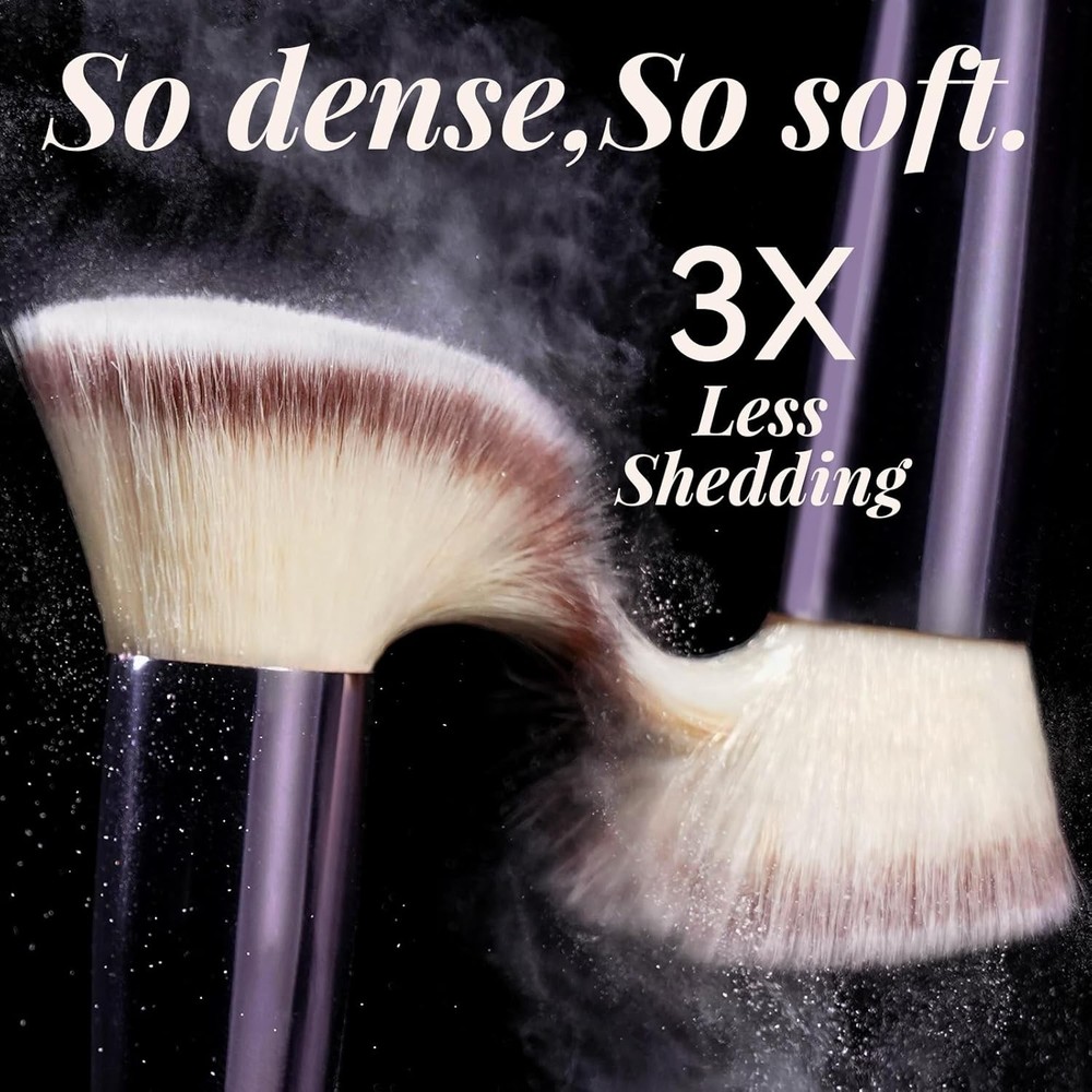 Makeup Brush Set 18 Pcs Premium Synthetic Foundation Powder