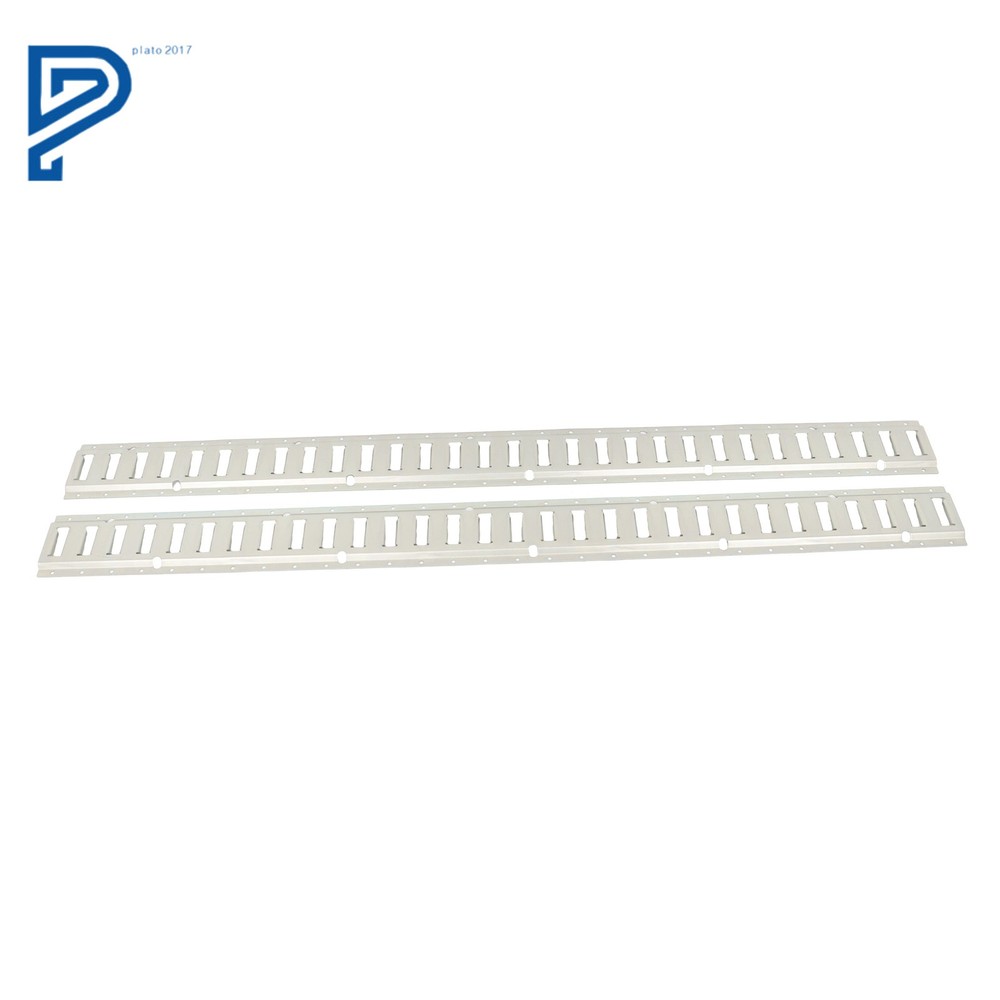 2PC 5' E-Track Tie-Down Rail For Truck Trailer Cargo Van Utility