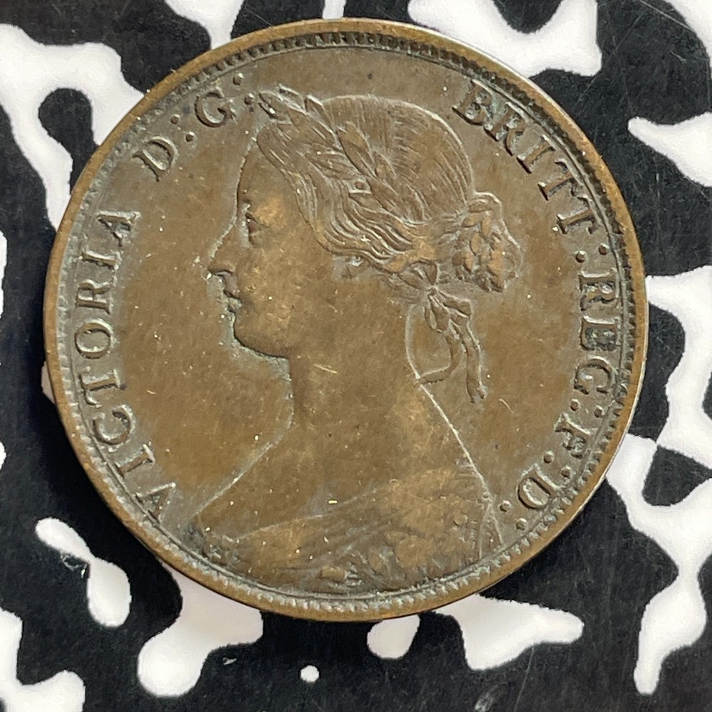 1861 Nova Scotia Large Cent Lot#C2569 Nice!