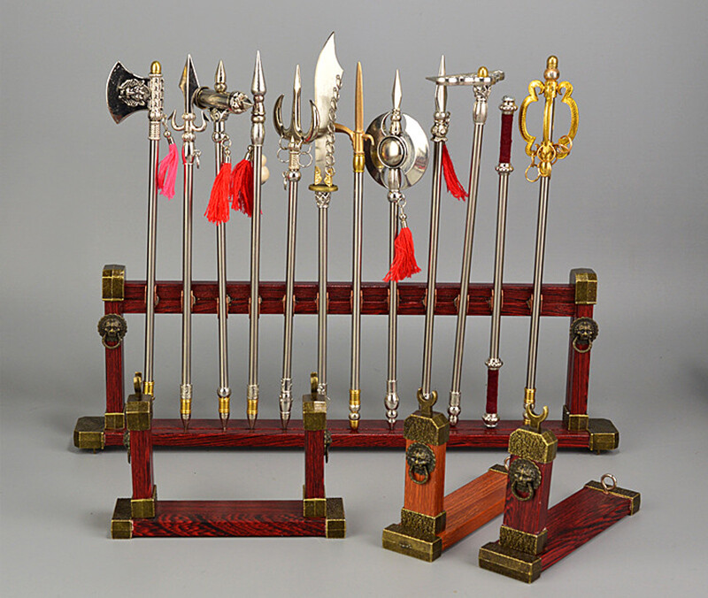 Miniature Samurai Sword Katana Holder Stand Bracket Tiny Display Rack 1-3 Tier