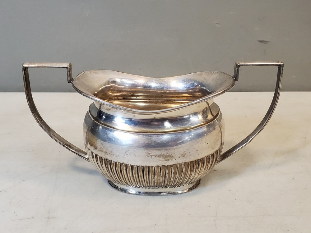 5 Piece Vtg Winchester EPNS Silver Plated Tea Set: Pots, Sugar Bowls & Creamer