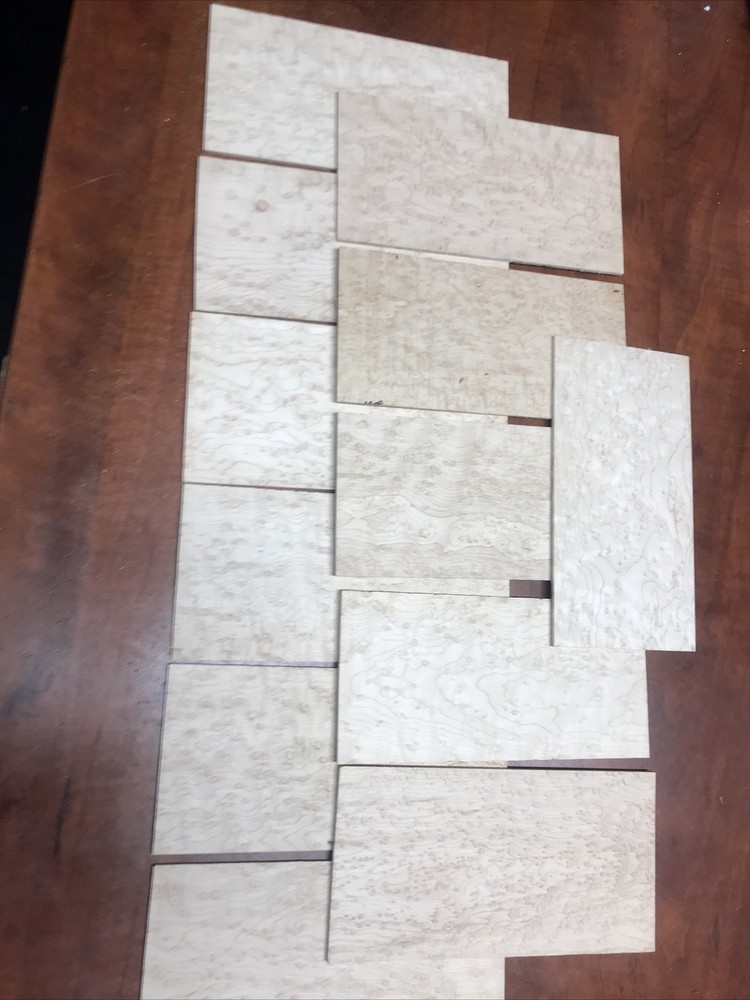 12x 200x90x3mm Ash White/Maple Solid Wood Durable Luthier For Guitar Making