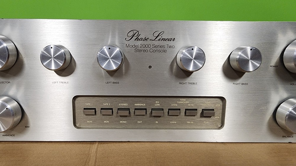 Vintage Phase Linear Model 2000 Series Two Console Preamp Preamplifier Works