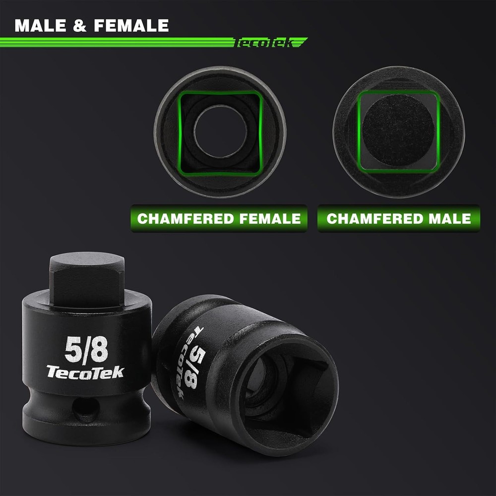 1/2" Drive Pipe Plug Socket Set, Square Drive Socket, 10-Piece, SAE, 4 Point...