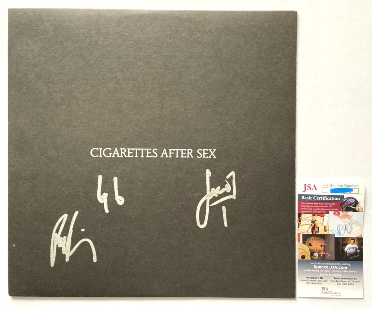CIGARETTES AFTER SEX BAND SIGNED VINYL ALBUM CRY 1. X GREG GONZALEZ +2 CAS JSA