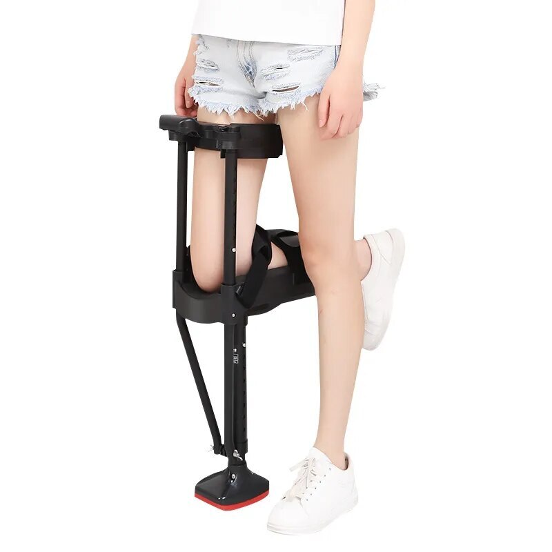 Support-Free Walking Aids Knee Walker Single-Leg Assisted Walking Stick Hands US