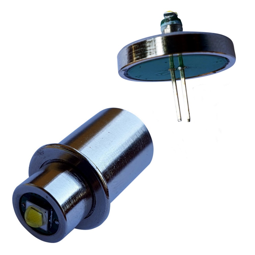 Suitable for All Mag-Lite Torch Replacement LED Volt 3 Watt Bulb CNC White