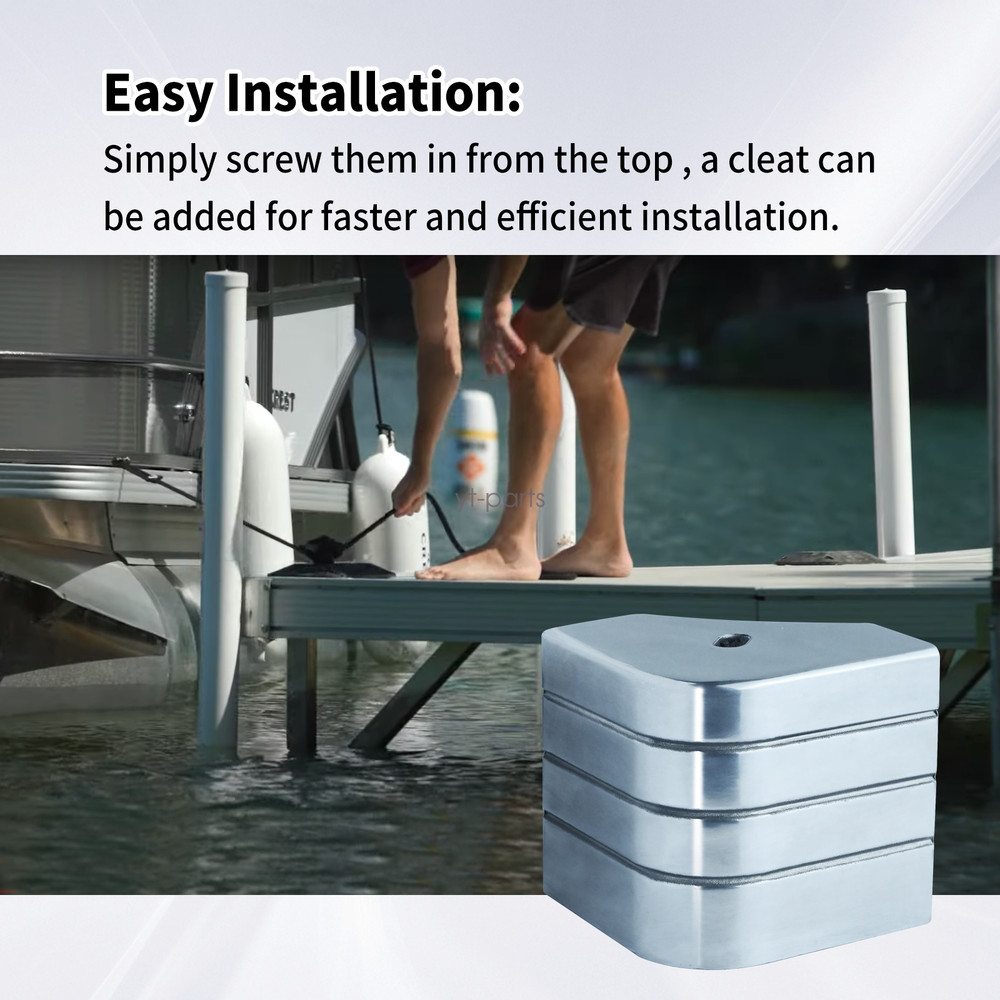 Crest Style Corner Cap Casting Pontoon Aluminum Deck Corner # Crest PA