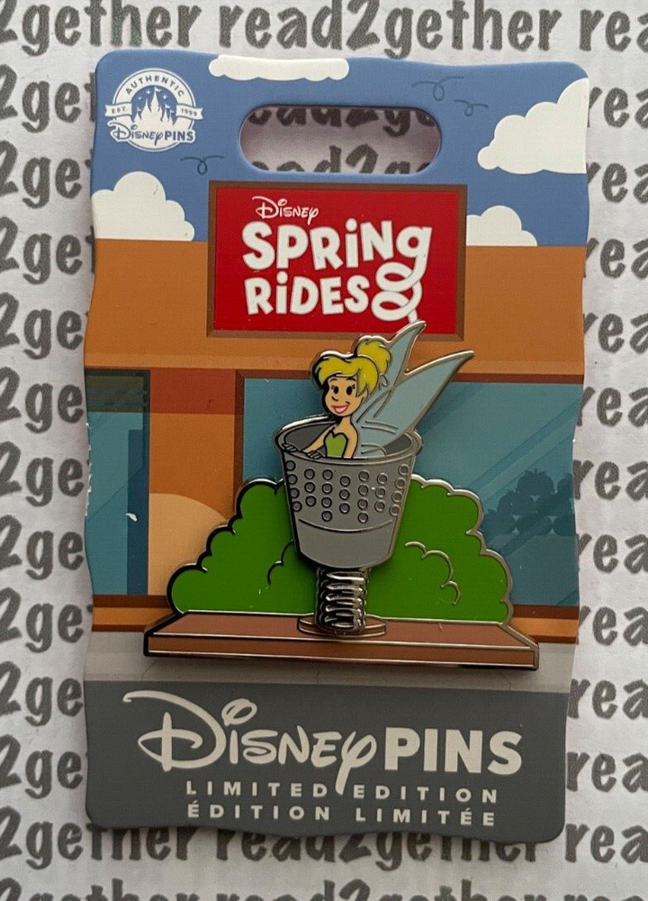 Disney Pin Spring Rides POM Tinker Bell Thimble