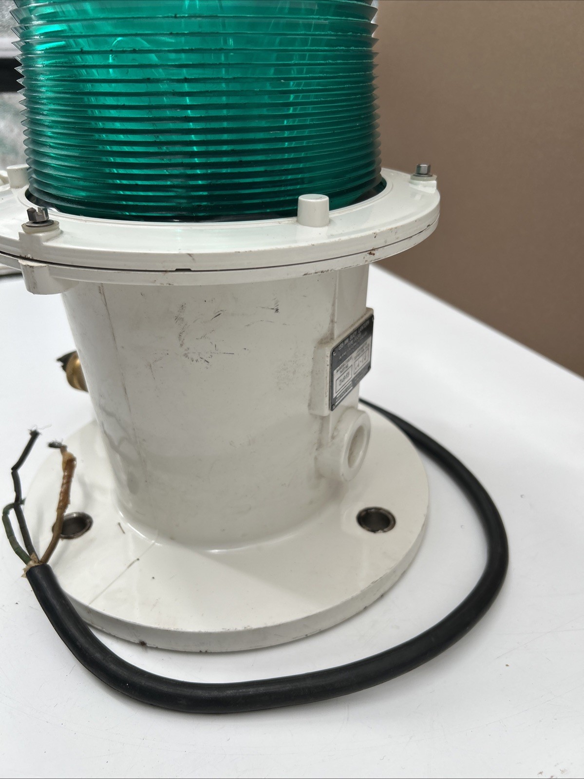 Vintage Amerace Corporation 2149-f3 Light Marine Buoy Lantern Made In USA