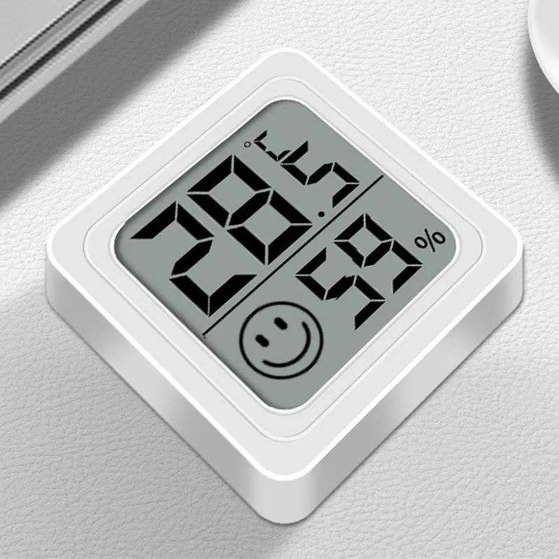 THERMOMETER INDOOR Digital LCD Hygrometer Temperature Humidity Meter Alarm Clock