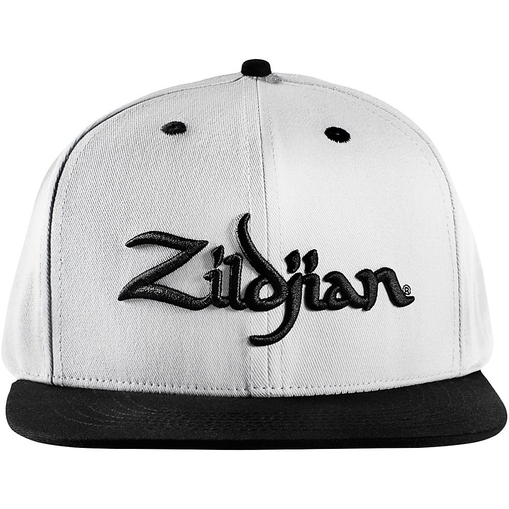 Zildjian White 6 Panel Snapback Hat