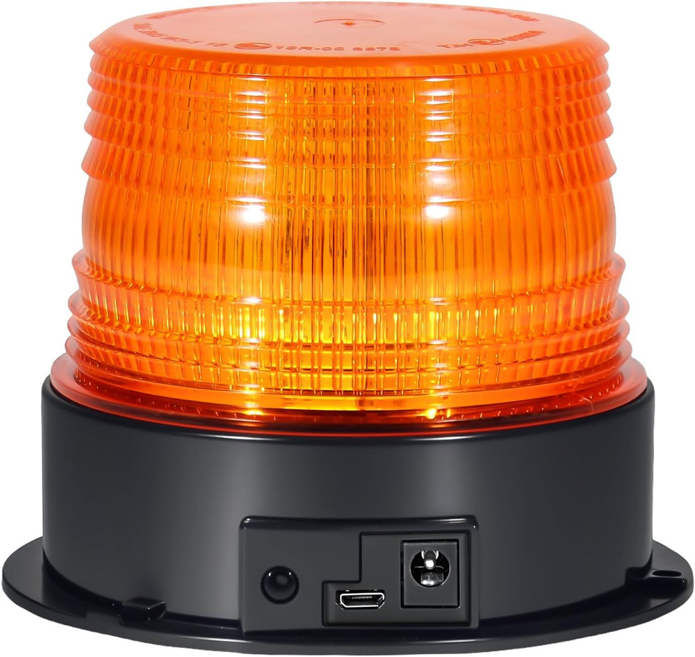 Magnetic Wireless Beacon Light, Rechargeable Emergency Flashing Warning Battery