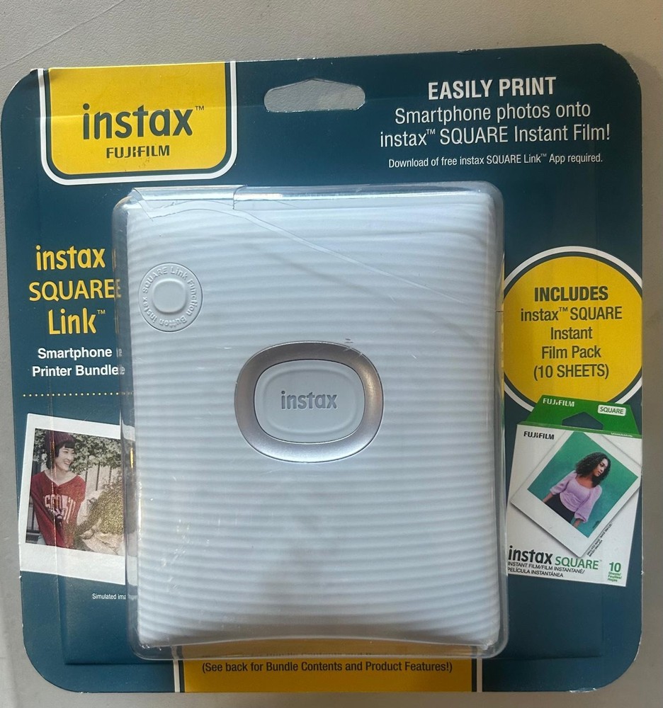 Instax Fujifilm Square Link Smartphone Printer Bundle 600024643 FREE SHIPPING