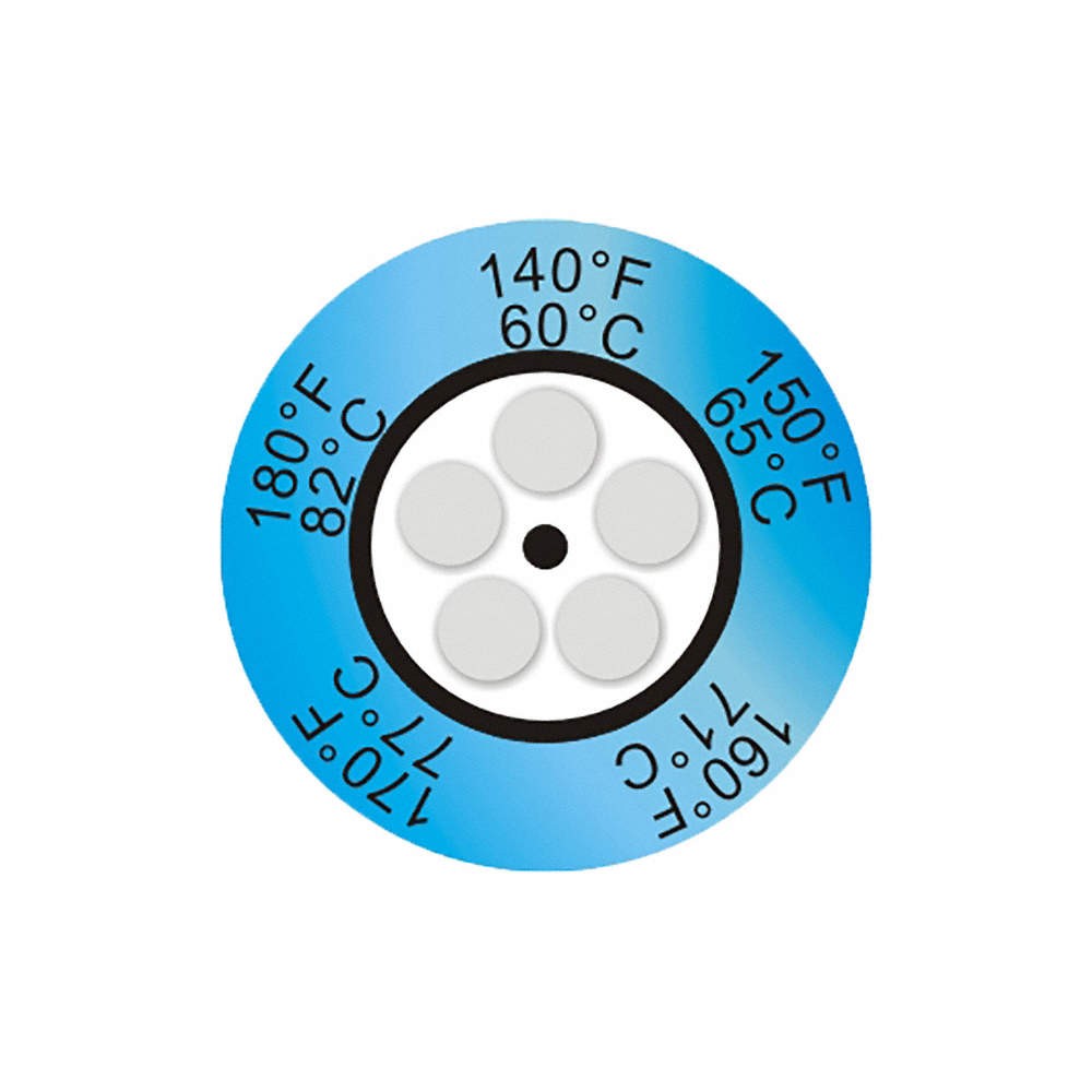 THERMAX 80603 Non-Rev Temp Indicator,PK10 8AUA5