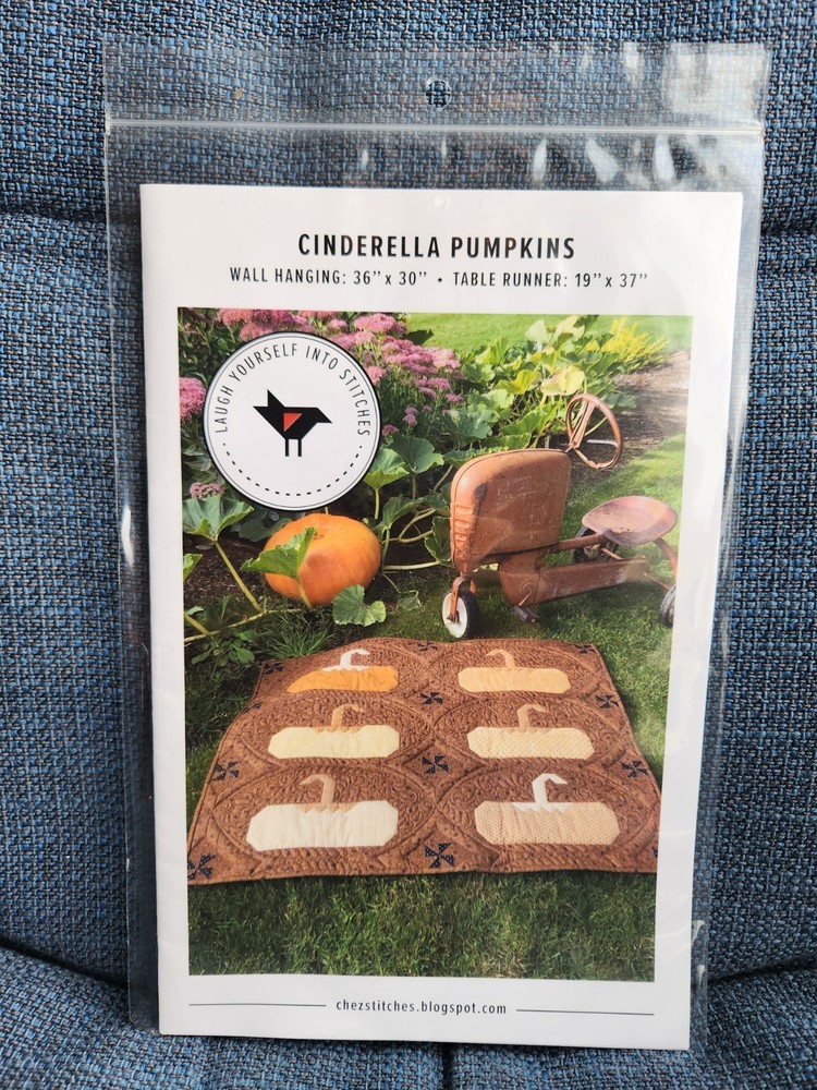 Laugh Yourself Into Stitches Cinderella Pumpkins Wall Hanging/Runner Pattern