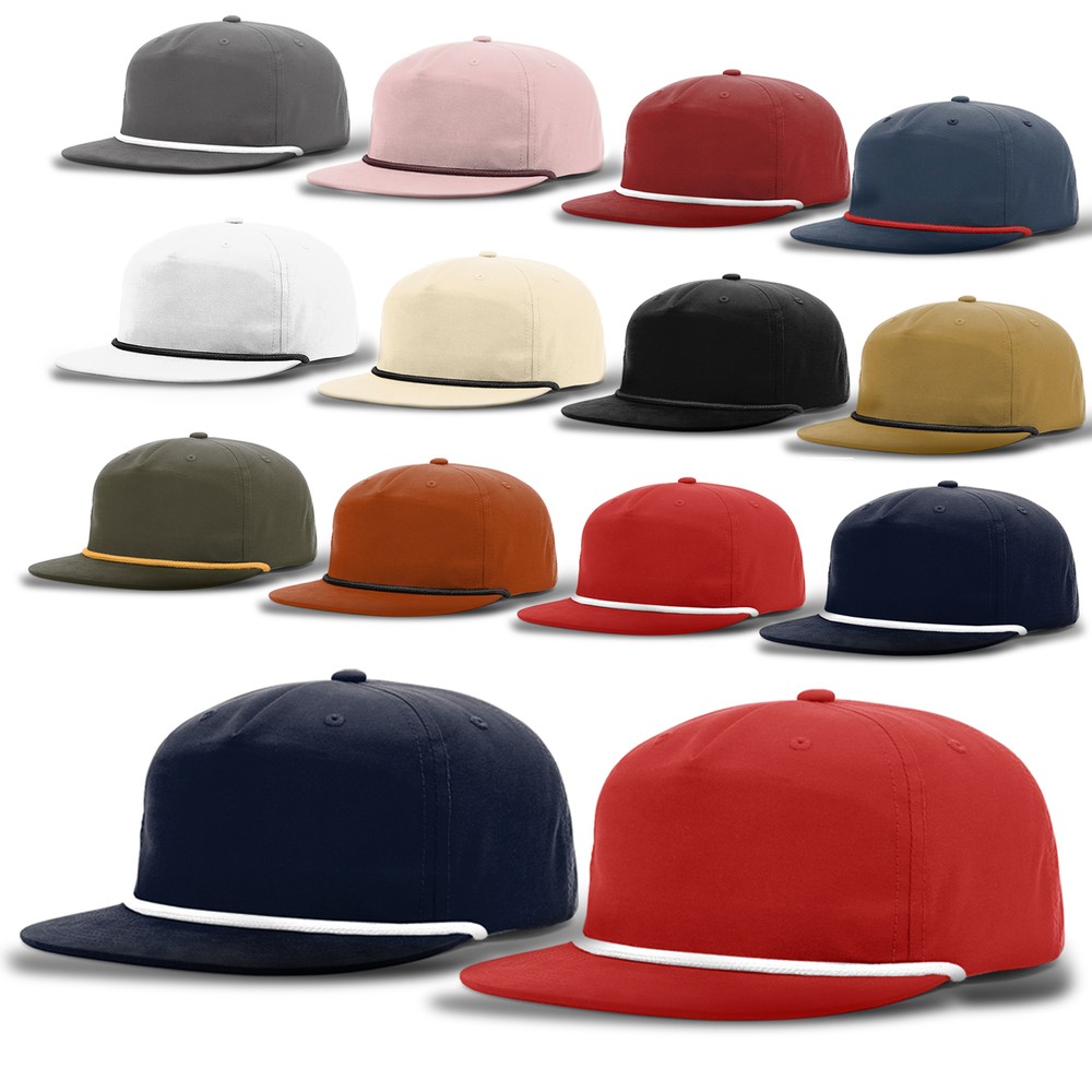 Richardson 256 Umpqua Rope Snapback Five-Panel Hat Cap OSFA