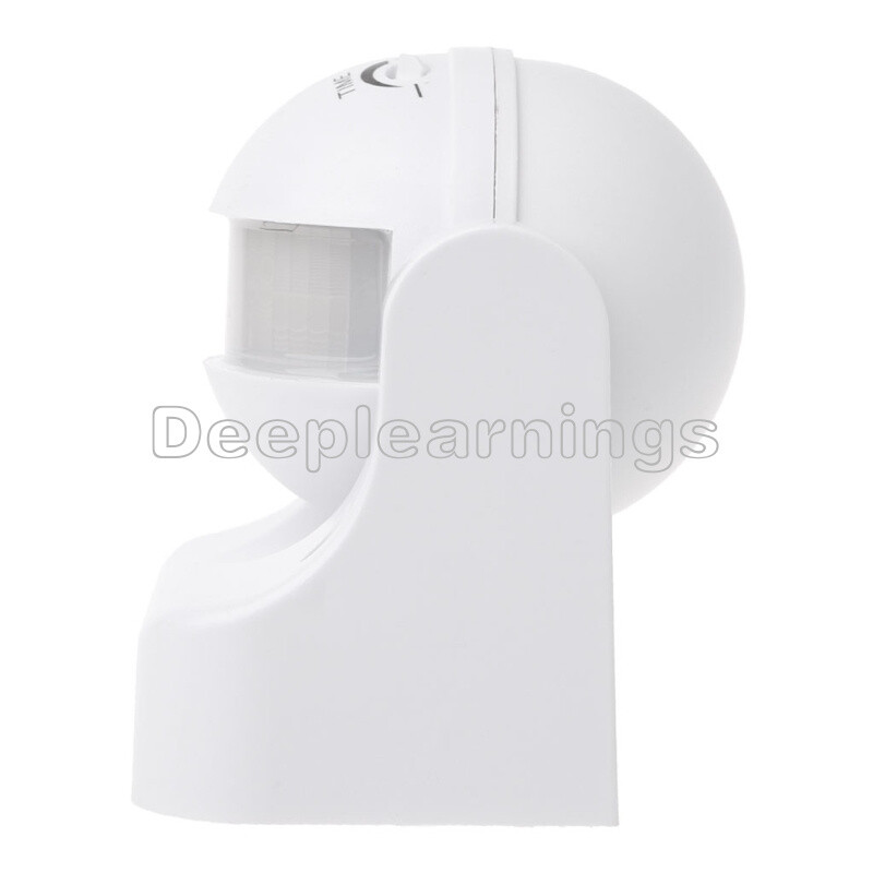 White Outdoor 180° Degree Security PIR Motion Movement Sensor Detector Switch