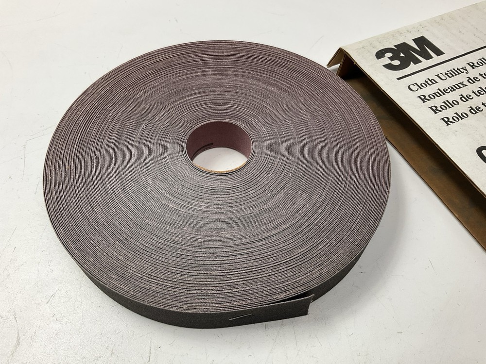 3M 05009 211K Utility Abrasive Cloth Roll 1" X 50 Yard 100 Grade Aluminum Oxide