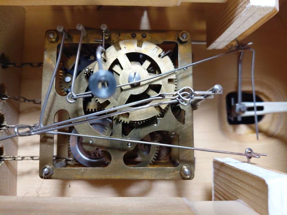 Large 1 Day Cuckoo Clock Complete Working . Watch Video