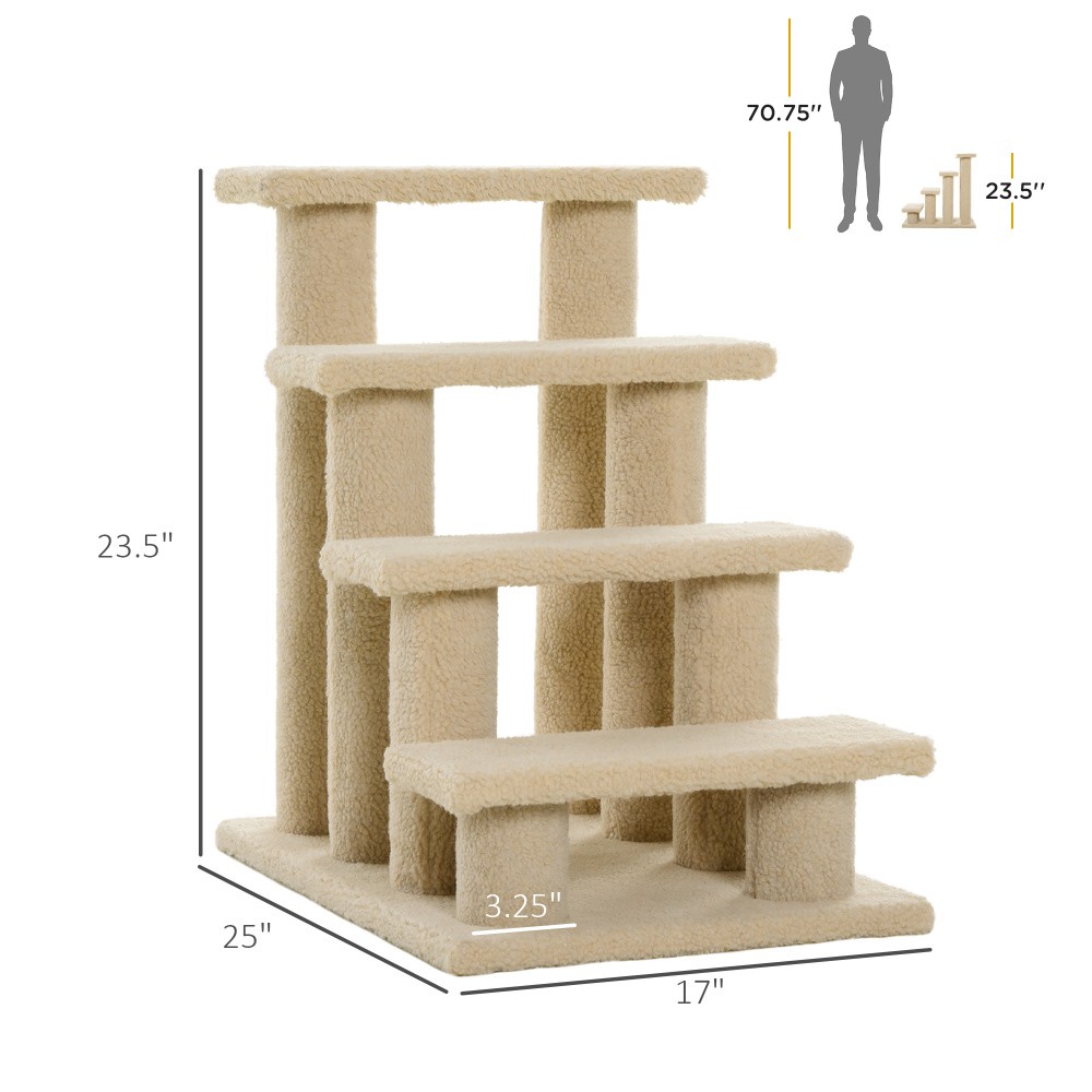 .5-102.5 inch Height Adjustable Cat Tree