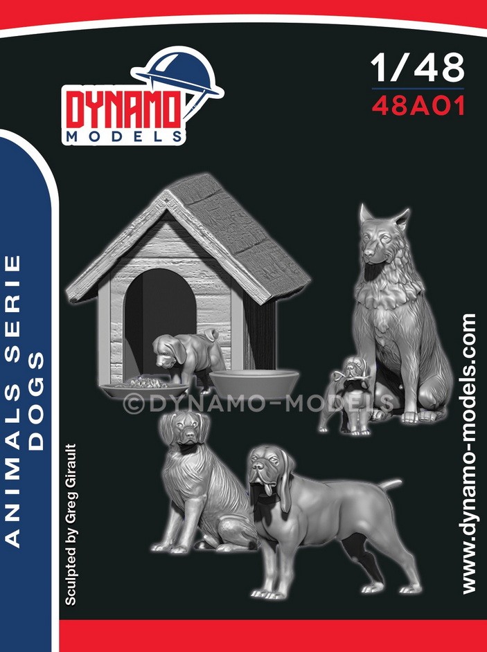 Dynamo 1/48 Animal set - Dogs