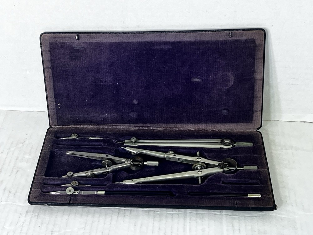 VTG Drafting Dietzgen Politek Drawing Instrument Set Engineering Germany